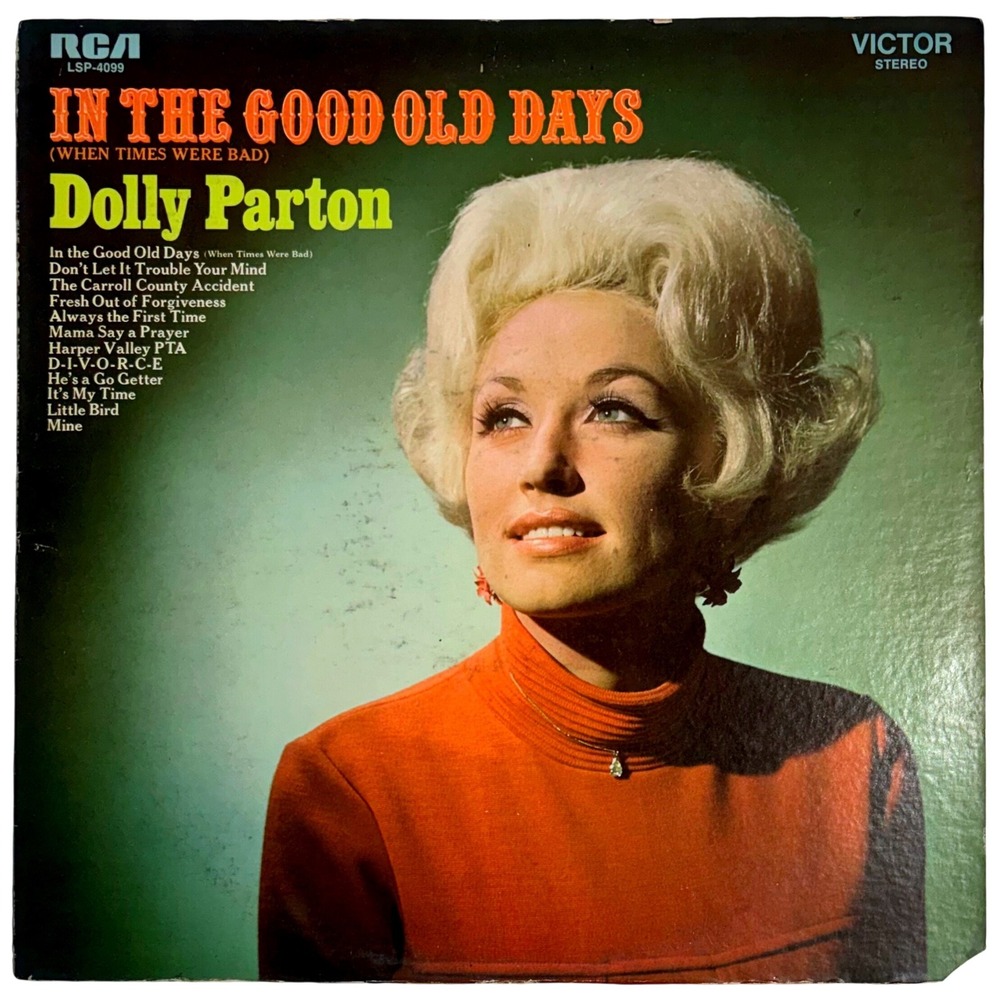 Dolly Parton In the Good Old Days Vinyl LP RCA LSP-4099 Stereo 1969